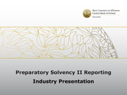 Presentation on Preparatory Submission of Information