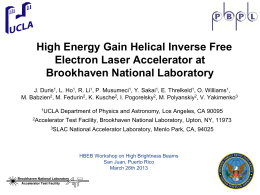 High Energy Gain Helical Inverse Free Electron Laser