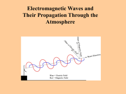 Propagation of electromagnetic waves