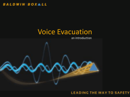 Voice Evacuation