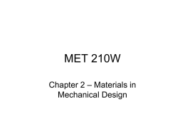 MET 210W - School of Engineering | Penn State Erie, The