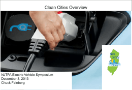 Clean Cities Overview - North Jersey Transportation