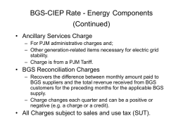 BGS-CIEP Rate - Energy Components (Continued)