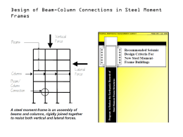 Design of Beam-Column Connections in Steel Moment Frames