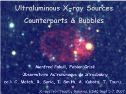 SUBARU and ESO/VLT Observations of ULX Counterparts and