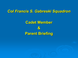 CAP CORE VALUES - Col. Francis S. Gabreski Squadron