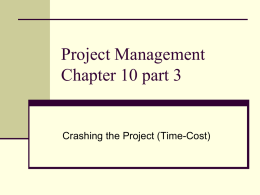 Project Management Chapter 3 part 3