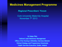Prescribing for Institutionalised Older People
