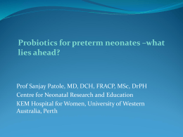 Probiotics for prevention of necrotizing enterocolitis in