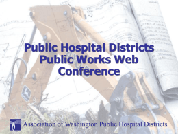 Public Hospital Districts Property and Public Works Web