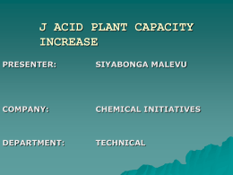 EP FOR J PLANT UPGRADE