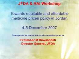 Jordan Food and Drug Administration