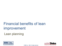 Lean Accounting for Lean Manufacturing