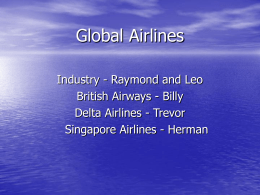 Global Airlines - SFU Home Page - SFU