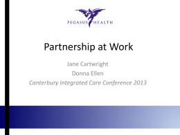 Partnership Health Canterbury Te Kei o Te Waka