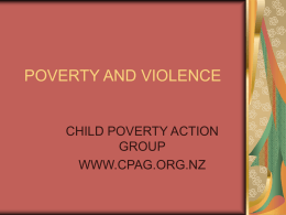 POVERTY AND VIOLENCE - Pacific Women's Watch