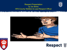 Respect - Hampshire FA