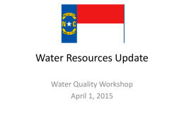 Water Resources Update