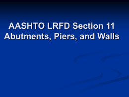 AASHTO Section 10 Revisions - Virginia Department of