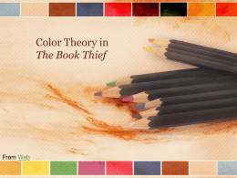 Color Theory in The Book Thief - Teaching English Language