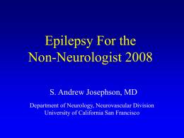 Epilepsy For Internists 2003