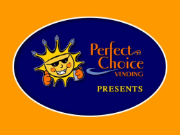 Balanced for LIFE with Perfect Choice Vending