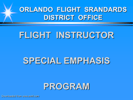ORLANDO FSDO-15 - Aviation Human Factors