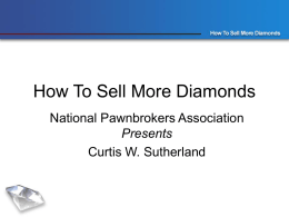 How To Sell More Diamonds