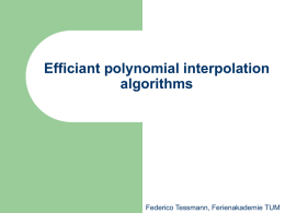 Effective polynomial
