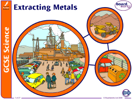 11. Extracting Metals - AIS IGCSE Science