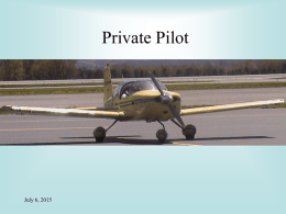 PowerPoint Presentation - Private Pilot Syllabus