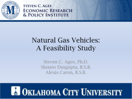 Natural Gas Vehicles A Feasibility Study