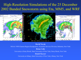 MM5 Simulations of an Intense Mesoscale Snowband