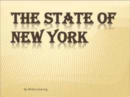 The state of NEW YORK - Edukacijsko