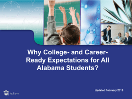 Why College- and Career-Ready Expectations for All?