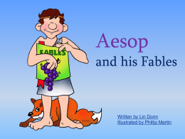Aesop and His Fables - Free Presentations in PowerPoint
