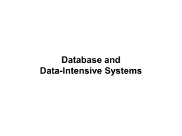Center for Data-intensive Systems