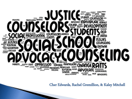 School Counselors and Social Justice