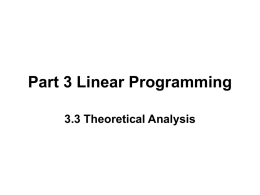Part 3 Linear Programming - National Cheng Kung University