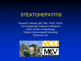 STEATOHEPATITIS - Old Dominion Medical Society