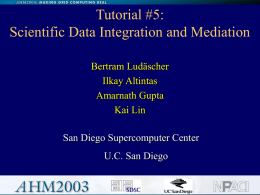 Scientific Data Integration and Mediation