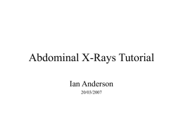 Abdominal X-Rays Tutorial