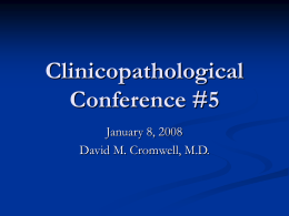 Clinicopathological Conference #5