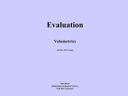5 - Volumetrics - Oklahoma Geological Survey