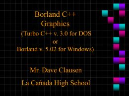 Turbo C++ Graphics for DOS