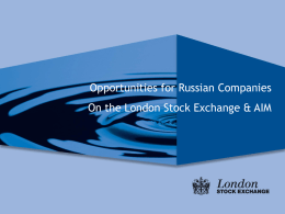 John Edwards - London Stock Exchange