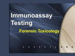 Immunoassay Testing - St. Edward's University