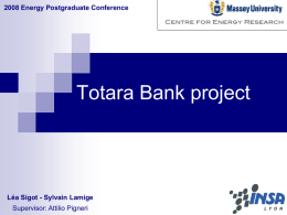 Totara bank project - SEAT Home