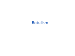Botulism Presentation