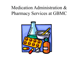 Pharmacy Support at GBMC